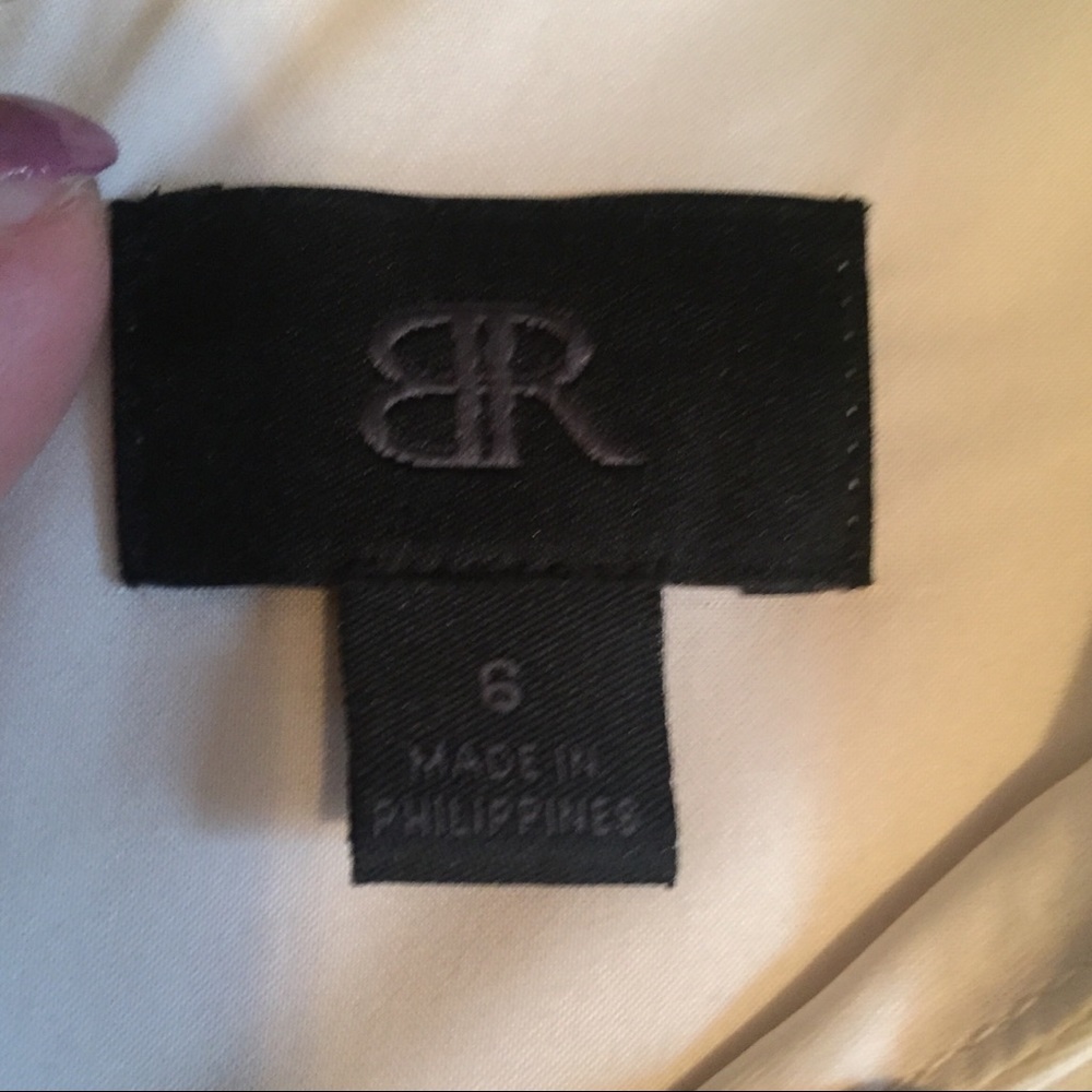 NWOT Banana Republic Black & tan sheath Dress - 6 - Picture 2 of 8